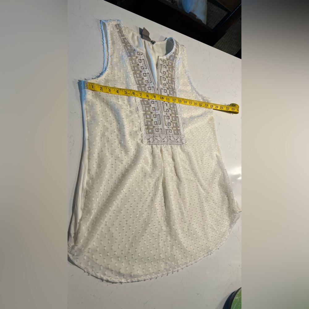 ANTHROPOLOGIE Pasto Splitneck Tank size M - Picture 11 of 12